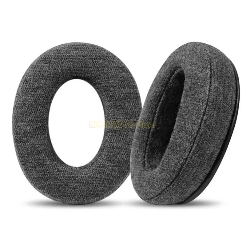 F62C 1 쌍 헤드폰 쿠션 소프트 패브릭 커버 및 메모리 폼 패딩 게임 헤드폰 소음 분리