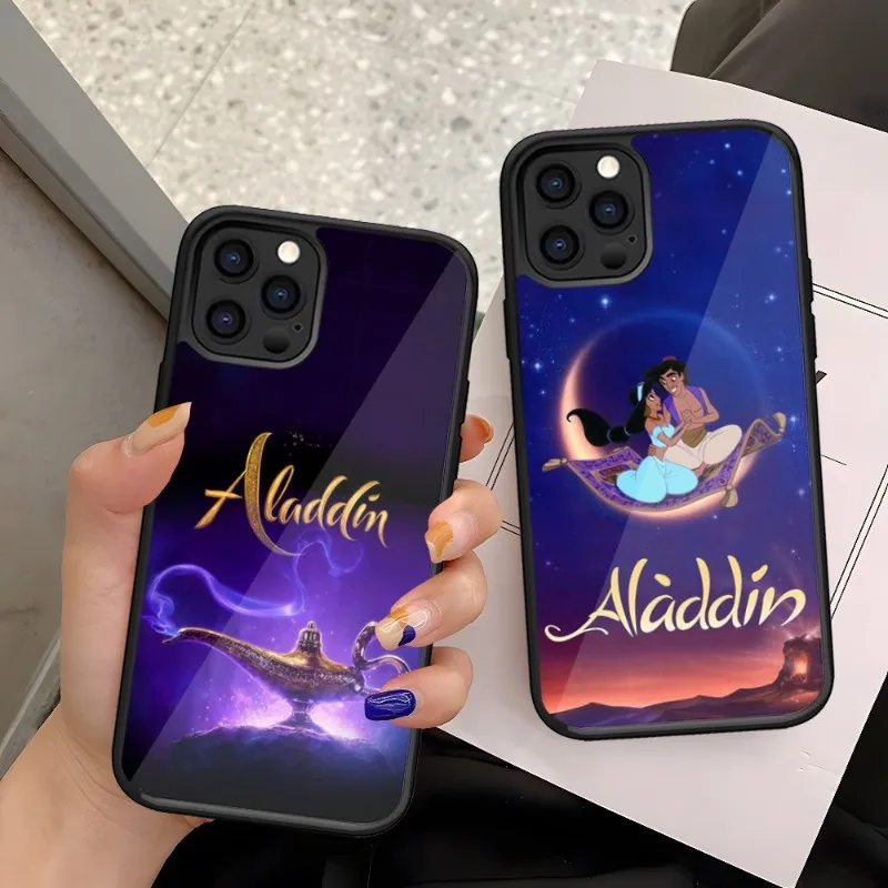 Aladdin Phone Case For Iphone 15 14 13 12 11 Pro Max Mini 8 6 7 Plus Se Xr X Xs 2020 PC+TPU Cover