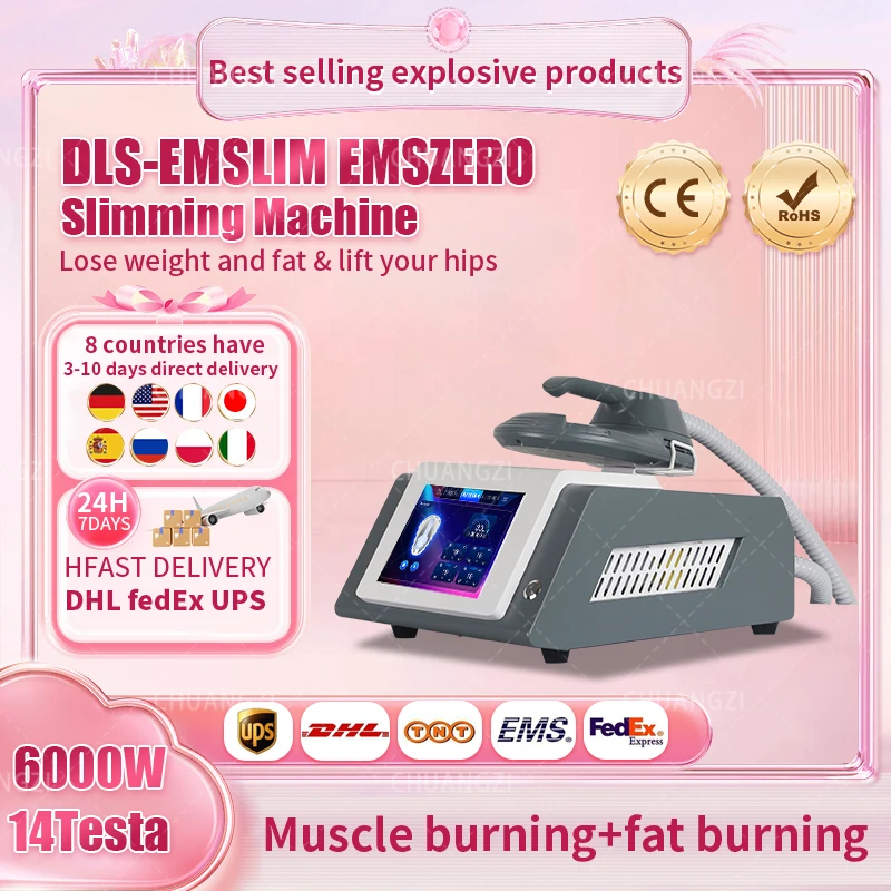 Emszero 6500w Muscle Training   Machine Professional Body Muscle Electromagnetic Stimulate RF Pelvic  Floor