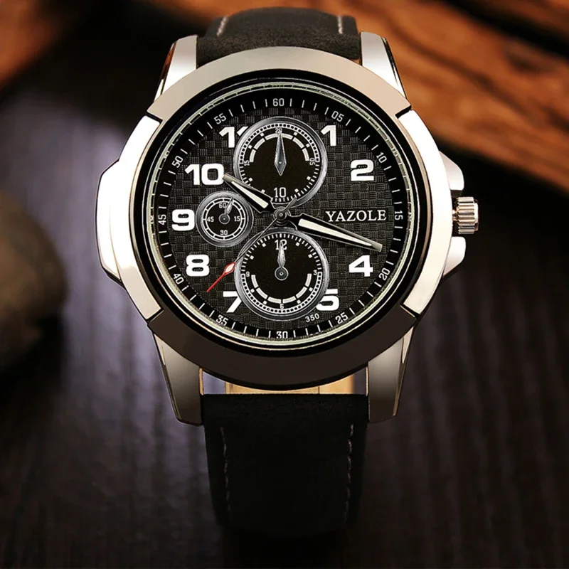 Starry Sky Green Dial Sport Men Watches Luxury Famous Male Clock Quartz Watch for Men Leather Quartz Watch Relogio Masculino