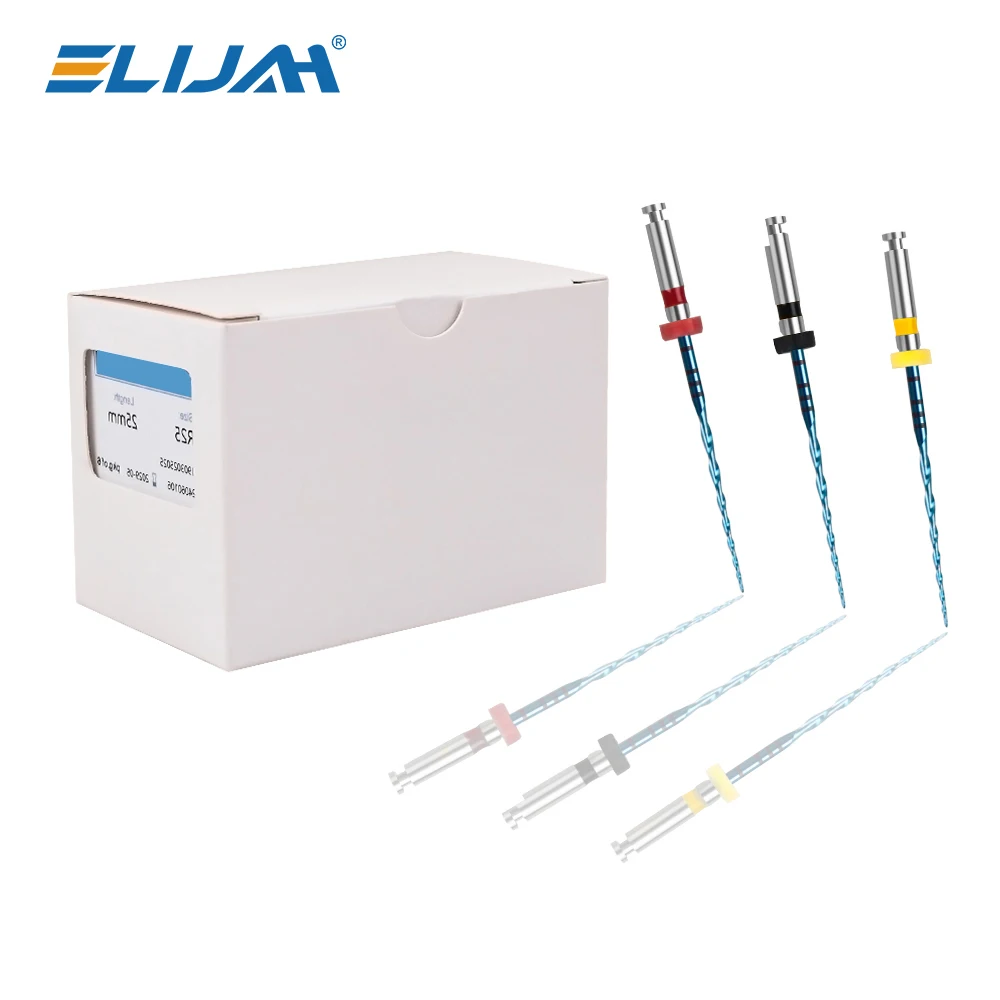 Dental 10 Boxes/Set Reciprocating Motion Blue Endodontic Files Engine Use 21/25/31mm Heat Activation Niti Rotary Root Canal File