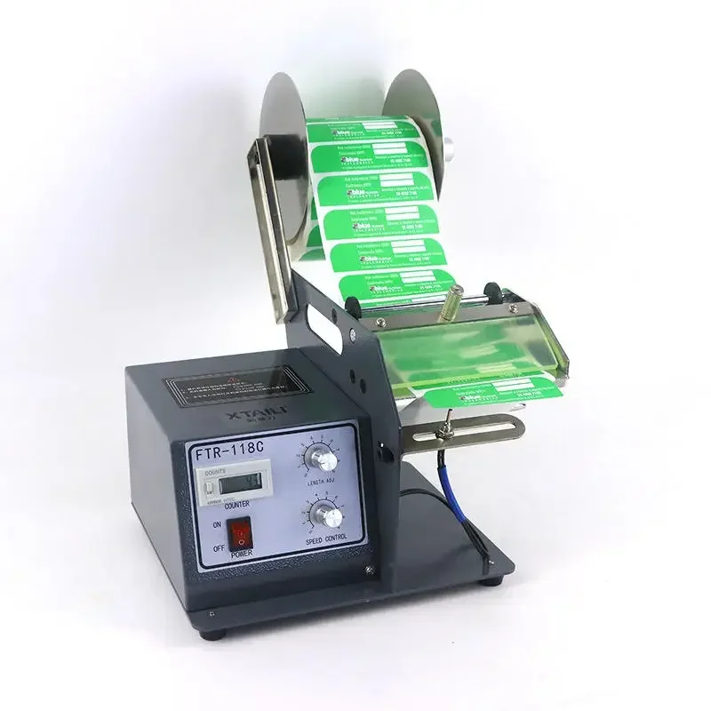 

Automatic Sticker Labeling Stripping Machine Dispenser Mutilfuction Electric Label Cutting Machine 118C