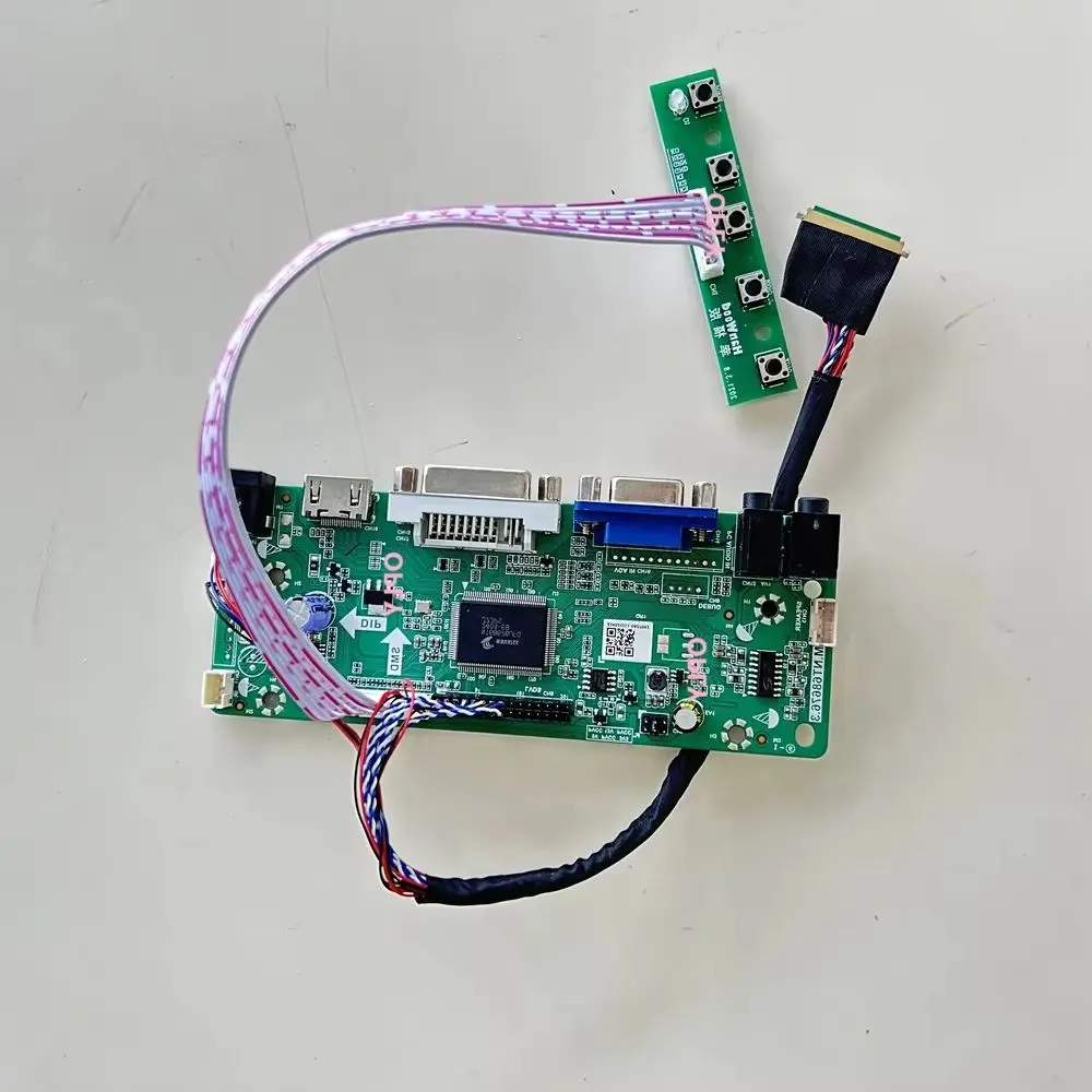 

Controller board M.NT68676 HDMI-compatible DVI VGA for B089AW01 V1 B089AW01 1024X600 LED panel Screen monitor DIY display