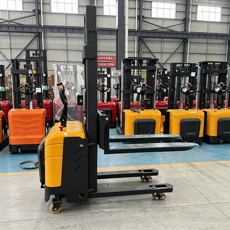 Customizable Best Selling Portable Warehouse Stacker A Fully Electric Stacker with Effortless Ramp Climbing Capabilities