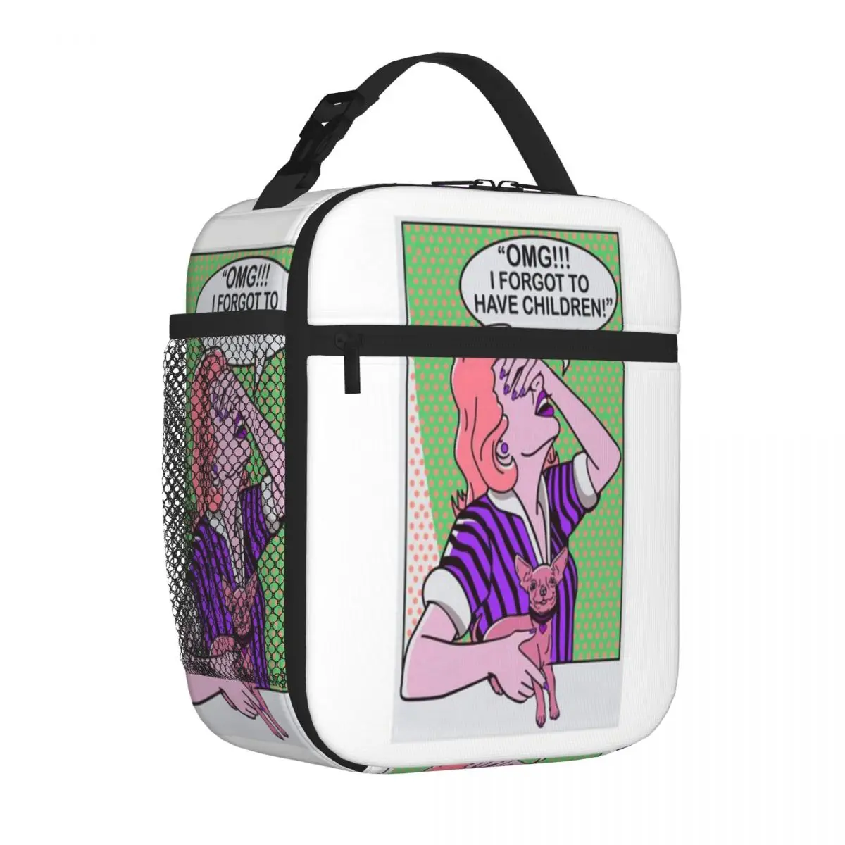 Bestselling OMG I Forgot To Have Children Chihuahua Dog Mom Dual Use Canvas Lunch Bag Seaside Lunch Leakproof Lunch Bag