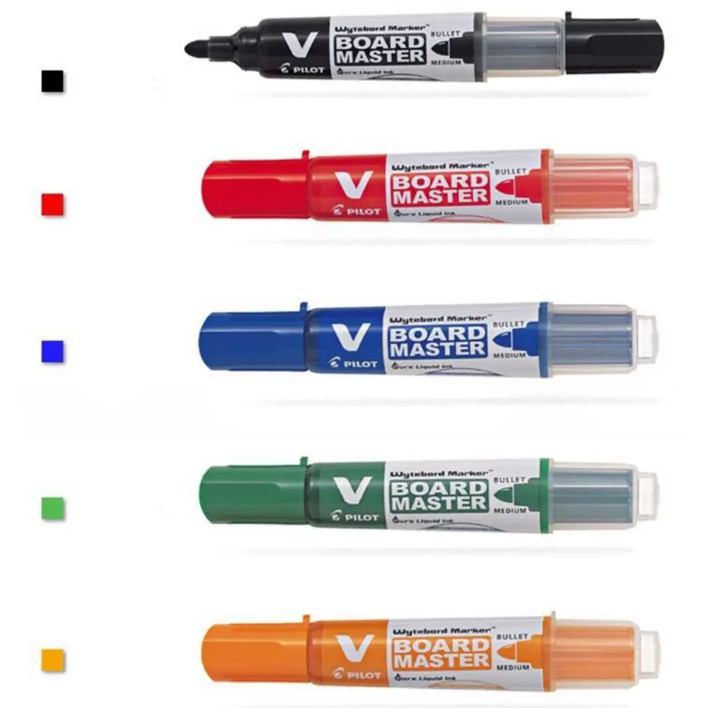 

Pilot Whiteboard Marker 2.3mm Medium Bullet Erasable Refillable Liquid Ink Teacher Stationery School Office Painting Supplies