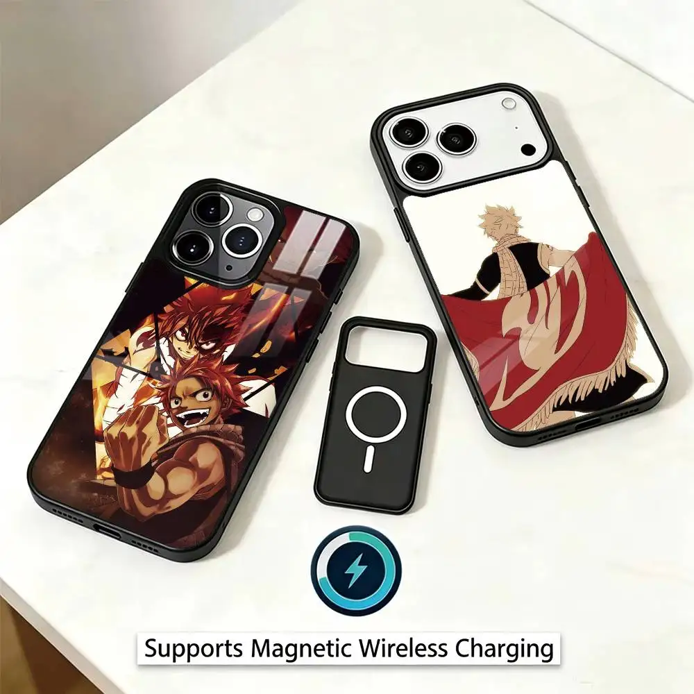 Fairy Tail Natsu Dragneel  Phone Case For iPhone17,16,15,14,13,12,11 Plus,Pro Magnetic Supports Magnetic Wireless Charging
