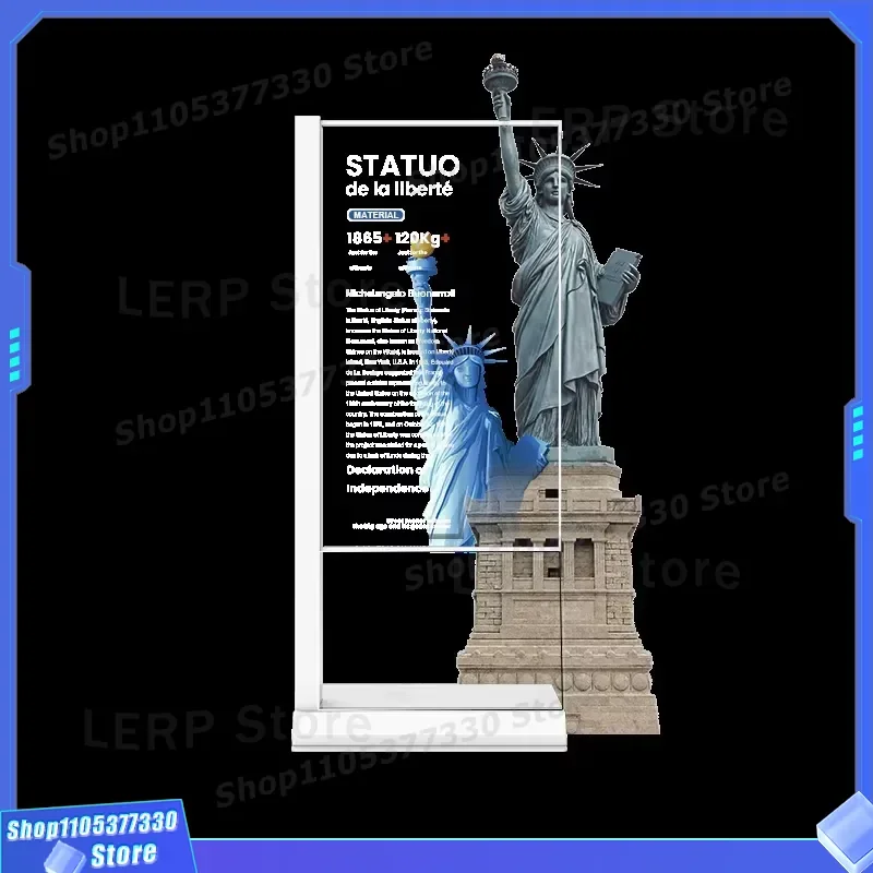 55 Inch Transparent OLED Display Interactive Multi Touch Screen 1080P HD Digital Signage For Museum Exhibition Desktop