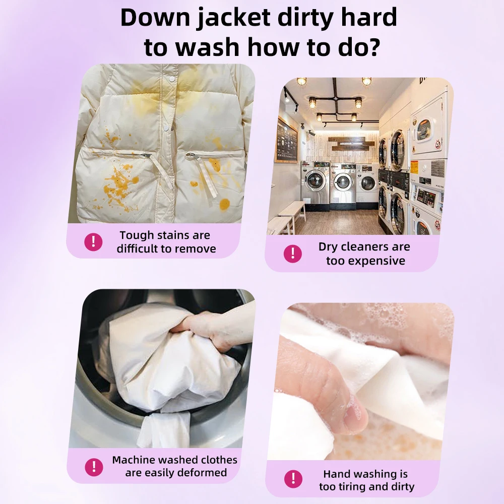 مناديل مزيل بقع الملابس 100 قطعة، منظف قماش فوري للملابس والأحذية #3