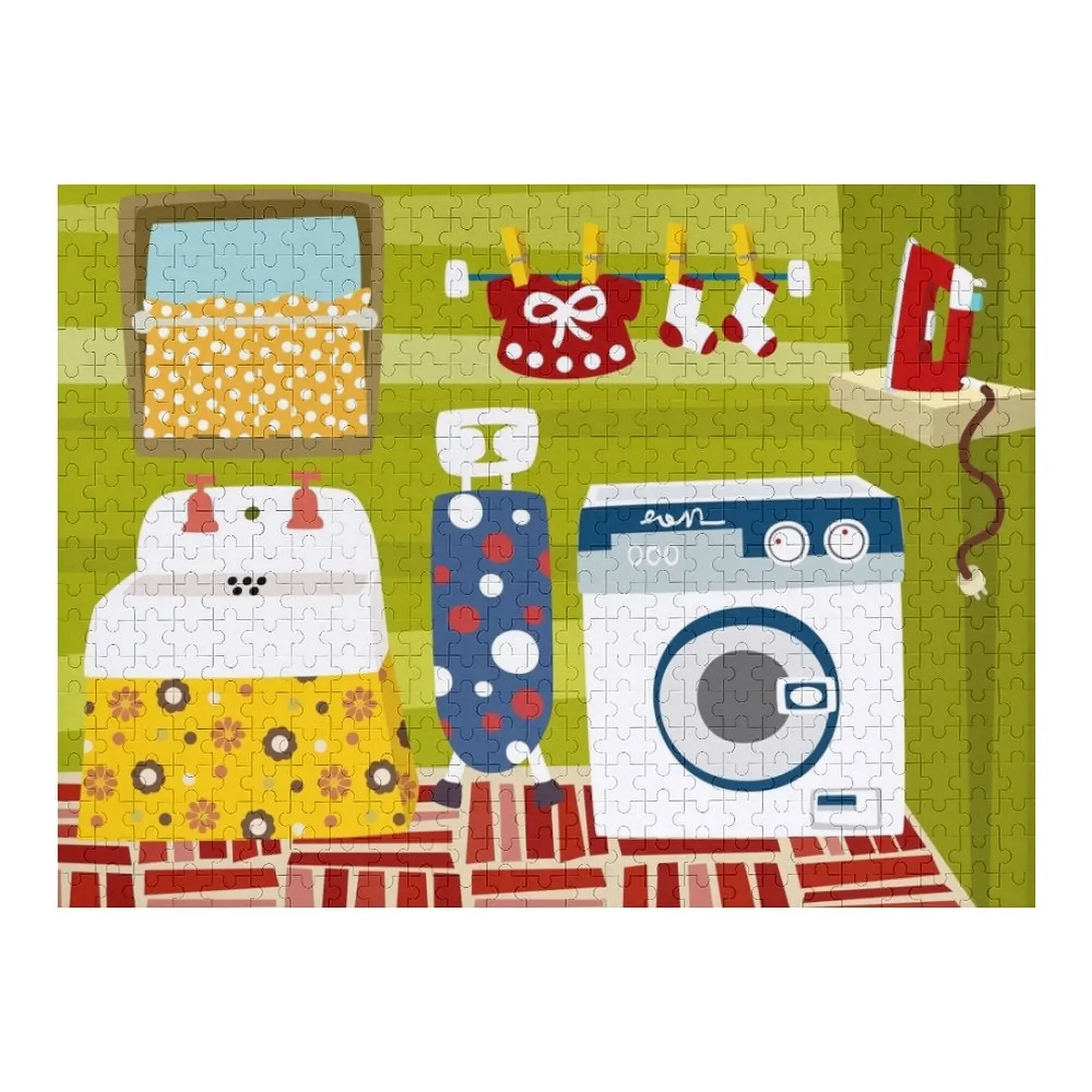 

Laundry Room Jigsaw Puzzle Scale Motors Customs With Photo Christmas Toys Puzzle