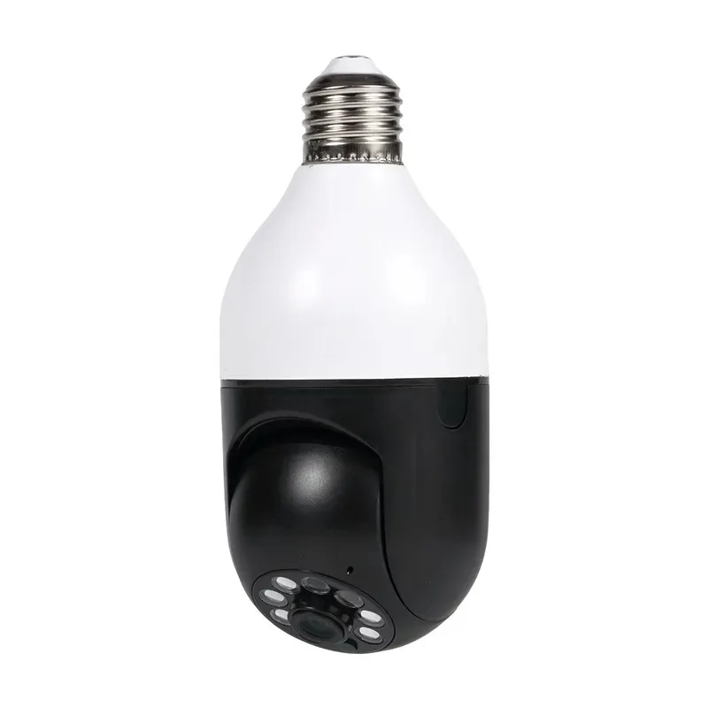 Tuya Smart 2MP 1080P Full Color E27 Light Bulb Camera AI Human Detection Home Security Alarm Baby Monitor IP Cam
