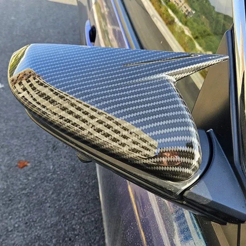 For Honda Enjoy 2017-2022 Carbon Fiber Rearview Mirror Cover Devil Ear Shell Modification Auto Accessories Styling Parts