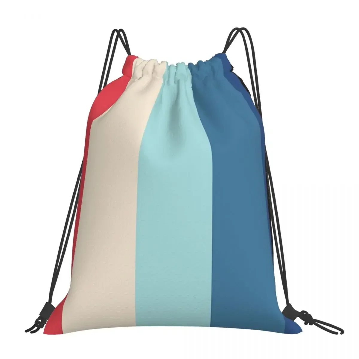 

Retro 80s Color Palettes Minimalist Colorful Stripes Backpacks Drawstring Bags Drawstring Bundle Pocket Sports Bag BookBag