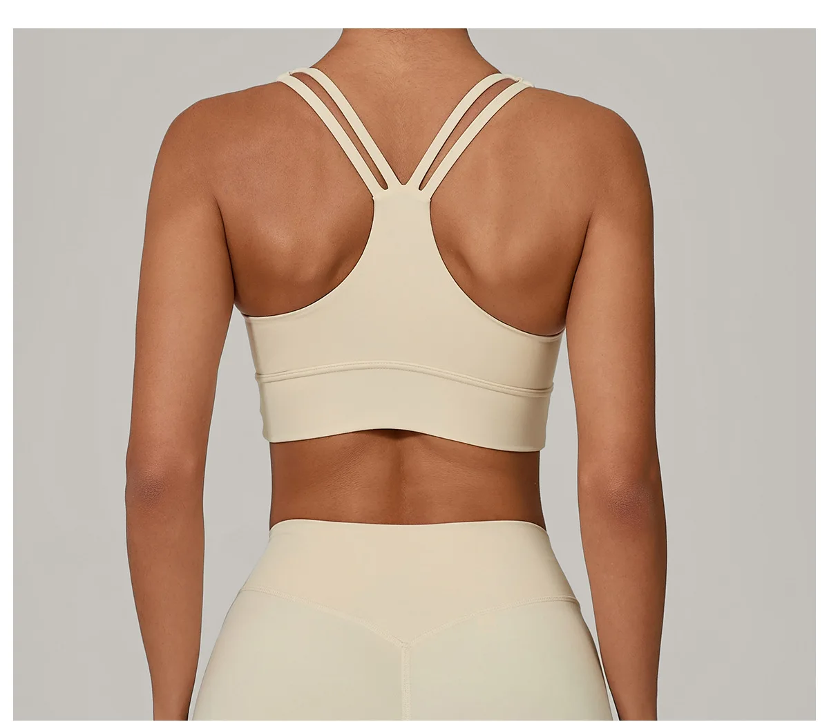

Naked Yoga Vest Beautiful Back Quick-drying High-intensity Underwear Sports Running Fitness Sports Bra Crop Top Women