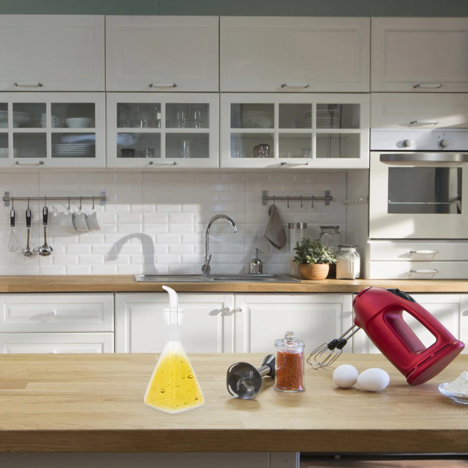 

1Pcs Glass Oil Bottle Creative Square Seasoning Bottle Multipurpose Liquid Condiment Container Perfect for Home Kitchen Outdoor