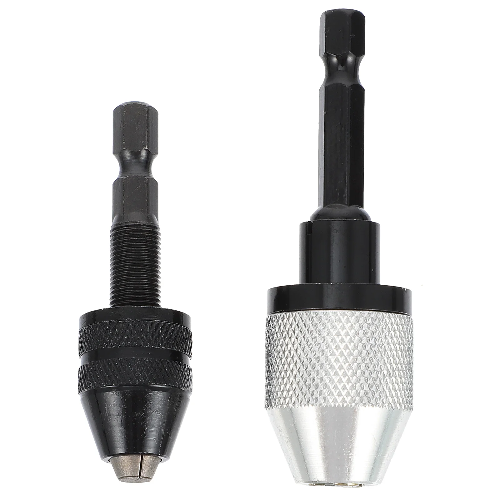 2 個ドリルチャックアダプター高速変換コンバーター簡単インストール車ガレージホームワークショップ電動工具アクセサリー
