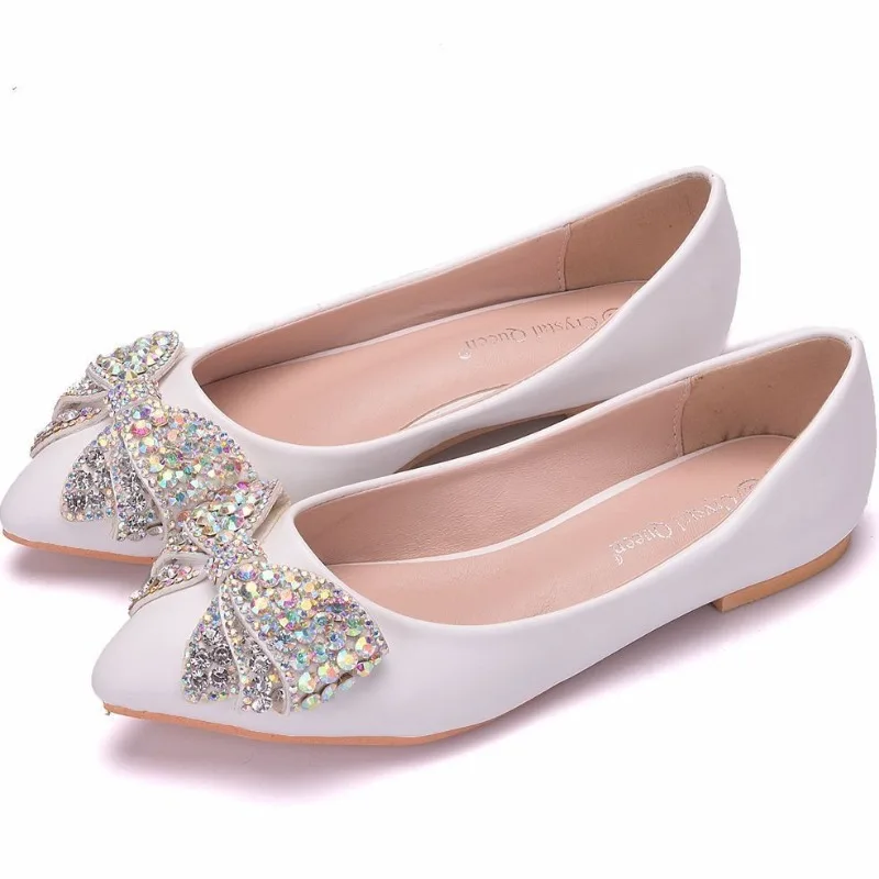 

Soft Bottom Women Flat Shoes Elegant Party with Heel Bow Slip on Vacation Popular Woman Comfortable Ladies Footwear Dance Shoes