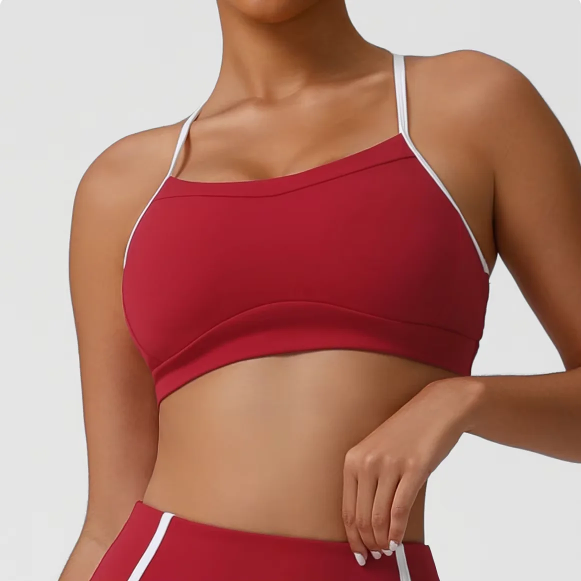 

Женский быстросохнущий бесшовный спортивный бюстгальтер для фитнеса со съемными подушечками, дышащий топ для йоги для бега в тренажерном зале