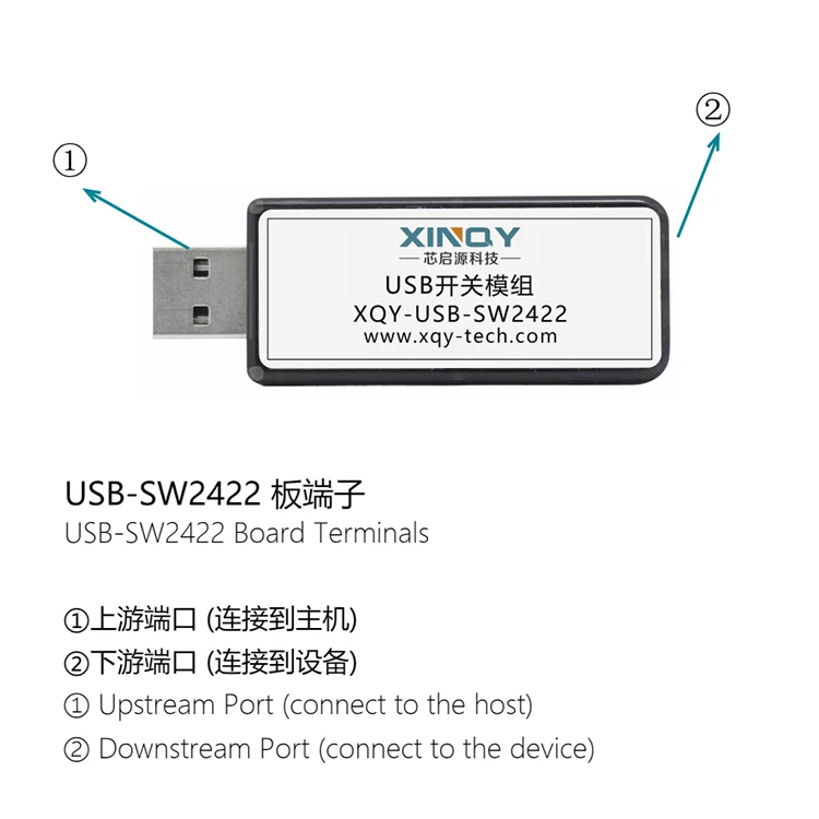 USB Hub Automatic Switch Bus Power Supply for Remote Switching of USB Devices