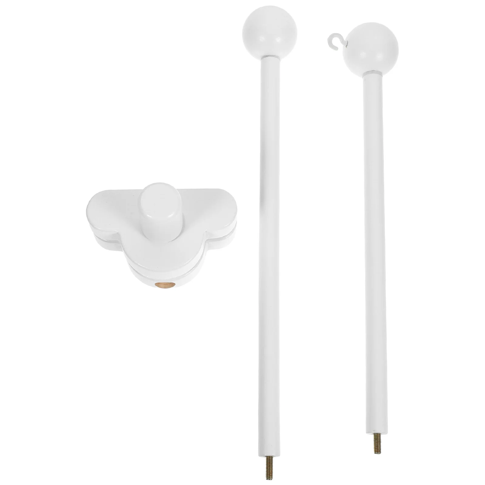 

Cloud Base Crib Mobile Arm Wooden Mobile Holder Nursery Decoration Bed Bell Stand Crib Accessory Bed Bell Holder Arm
