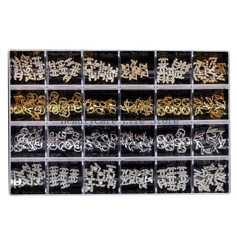 

652C Nail Art Rhinestones Crystal Nail Art Gems,Nail Studs Jewels Diamonds Flower Nail Charm for Nail Art Decoration Supplies