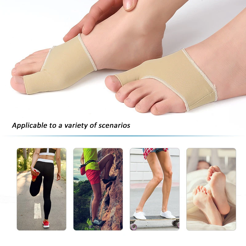 2Pcs Orthopedic Bunion Correction Pedicure Socks Hallux Valgus Corrector Braces Useful Women Men SAL99