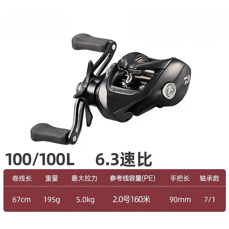 Peças para DAIWA até gigawatt 24 novo TATULA TW 100 aranha universal roda fundida de longo alcance roda gota de água roda de pesca Luya