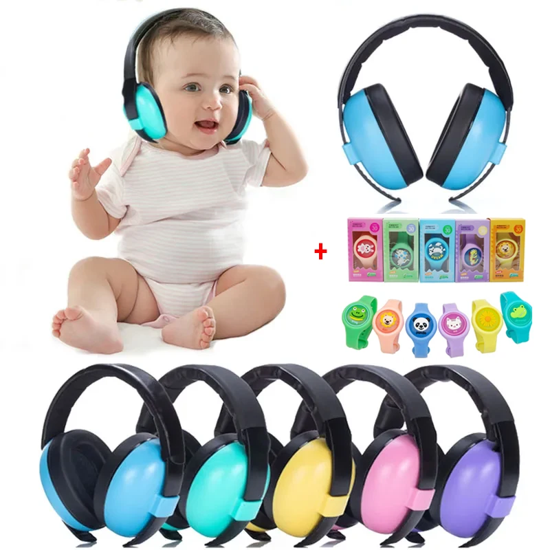 Anti Noise Baby Headphones Children Sleep Ear Stretcher Baby Ears Protection Children Earmuffs Sleeping Earplugs Child Earmuff