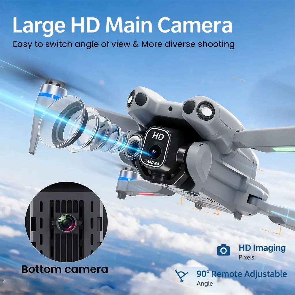 L700 PRO / PRO MAX GPS Drone 4K Professional 3-Axis HD Dual Cameras Security UAV Obstacle Avoidance Brushless 5G WIFI Quadcopter