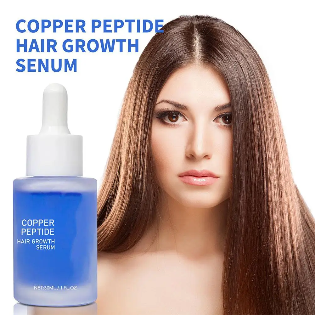 Copper Peptide Hair Density Serum Hair Care Nourishing Treatment Damage Liquid Hair Moisturizing Loss Anti-hair H7J9