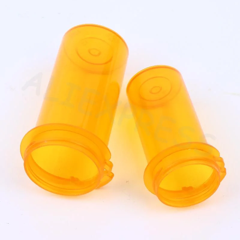 5/10/20Pcs Child-resistant Yet Easy To Open Pharmaceutical Container Empty Plastic Bottle With Double-sided Cap