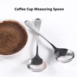 Coffee Spoon 304 Stainless Steel Long Handle Cup Measuring Spoon Coffee Tasting Spoon Kitchen Gadgets Tableware Spoon