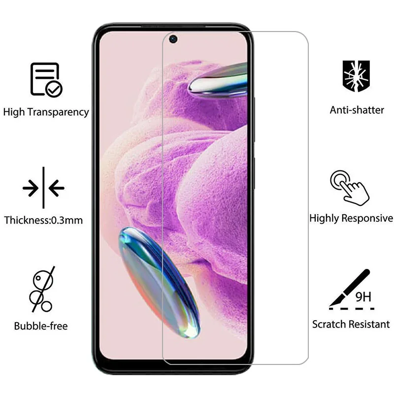 protective tempered glass for xiaomi redmi note 12s 12r pro screen protector note12s note12r 12 s r s12 r12 5g film xiomi remi view 2