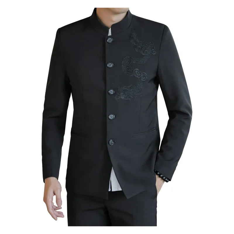 

New Autumn Mao Suit Men's Youth Suit Two-piece
