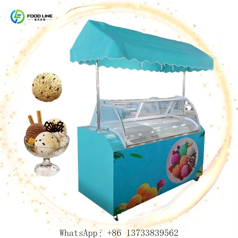 

WholesaleCustomized Solar Refrigerator Ice Cream Truck With Solar Accessories For Outdoor Business