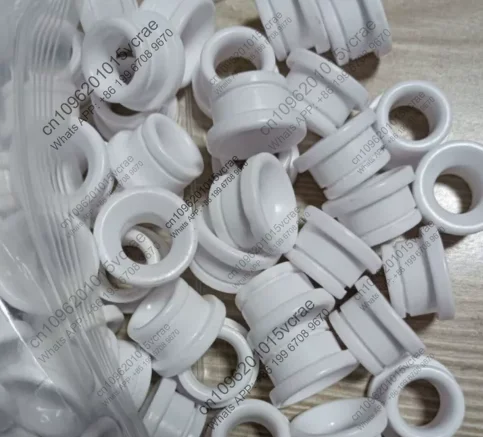 10pcs slotted porcelain eyes, card slot porcelain hole, small outer diameter 20*total height 14.5*hole 12.5