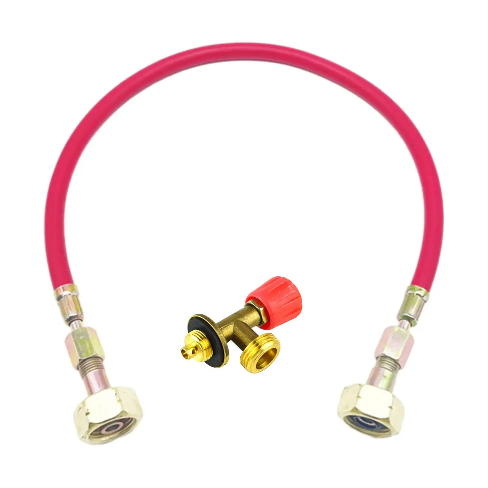 LPG Cylinder Filling Connection Tubes Campingaz Refillable R901/904/907 Butane Gas Adapter