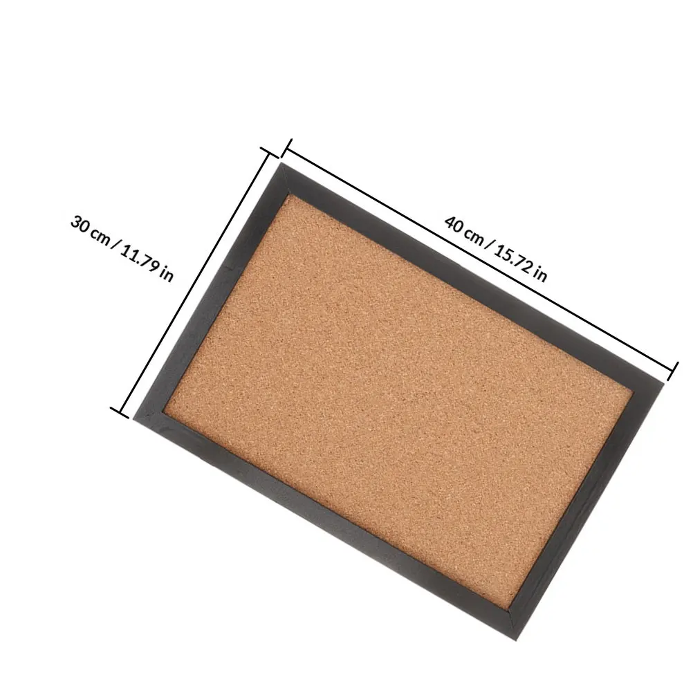 2 pcs Cork Board Bulletin Wall Office Display Home Memo Halloween Christmas New Year Cork Pin Boards Cork Board With Frame