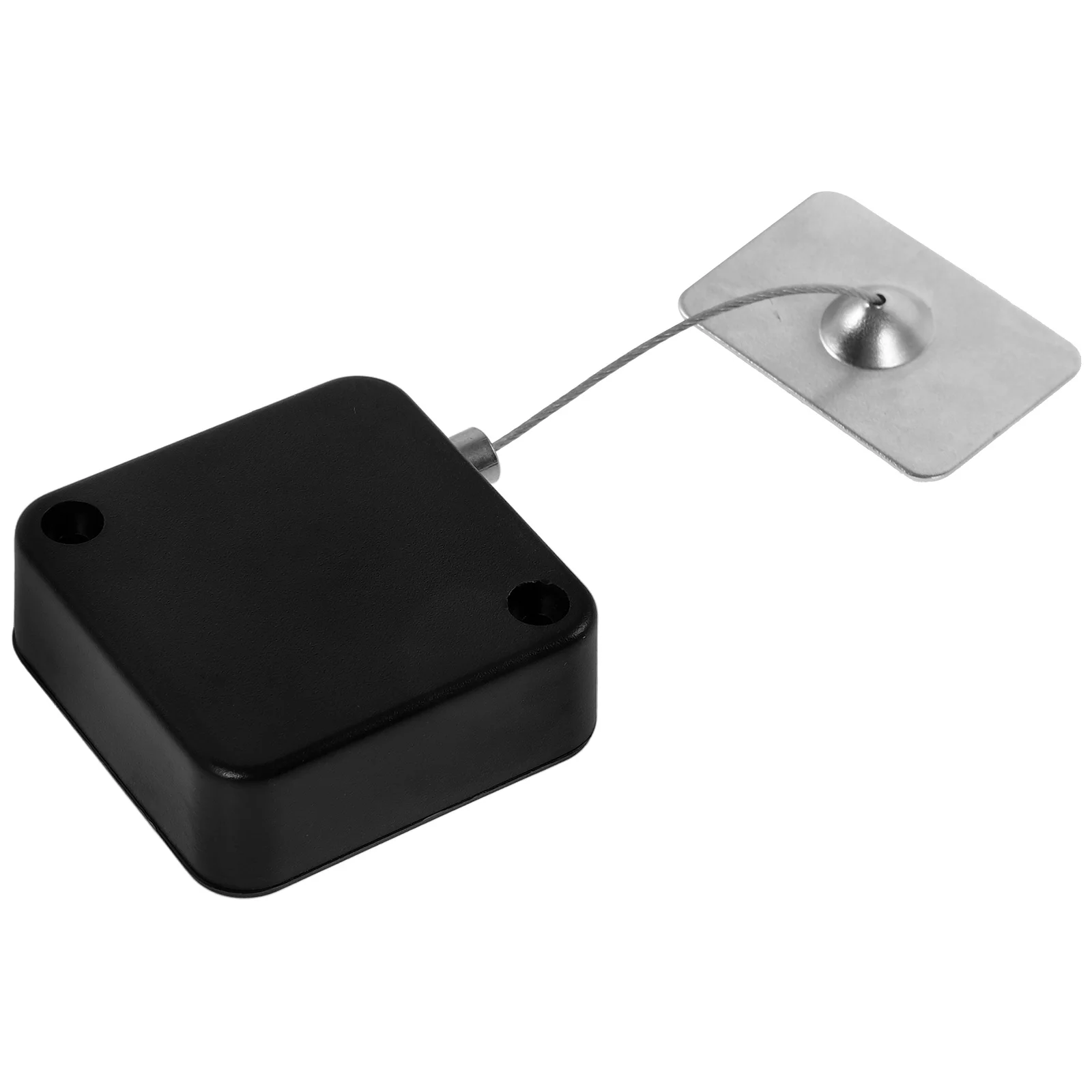 Anti theft Pull Box 1M Wire Rope Retractable Case Lock Clip Square Iron Cap for Digital Equipment Loss Prevention in