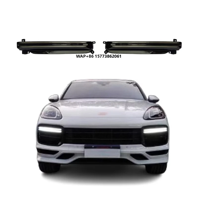 

Daytime Running Lights Front Bumper Turn Signals New Upgrade Condition for Por Cayenne 2018-2023 Turbo