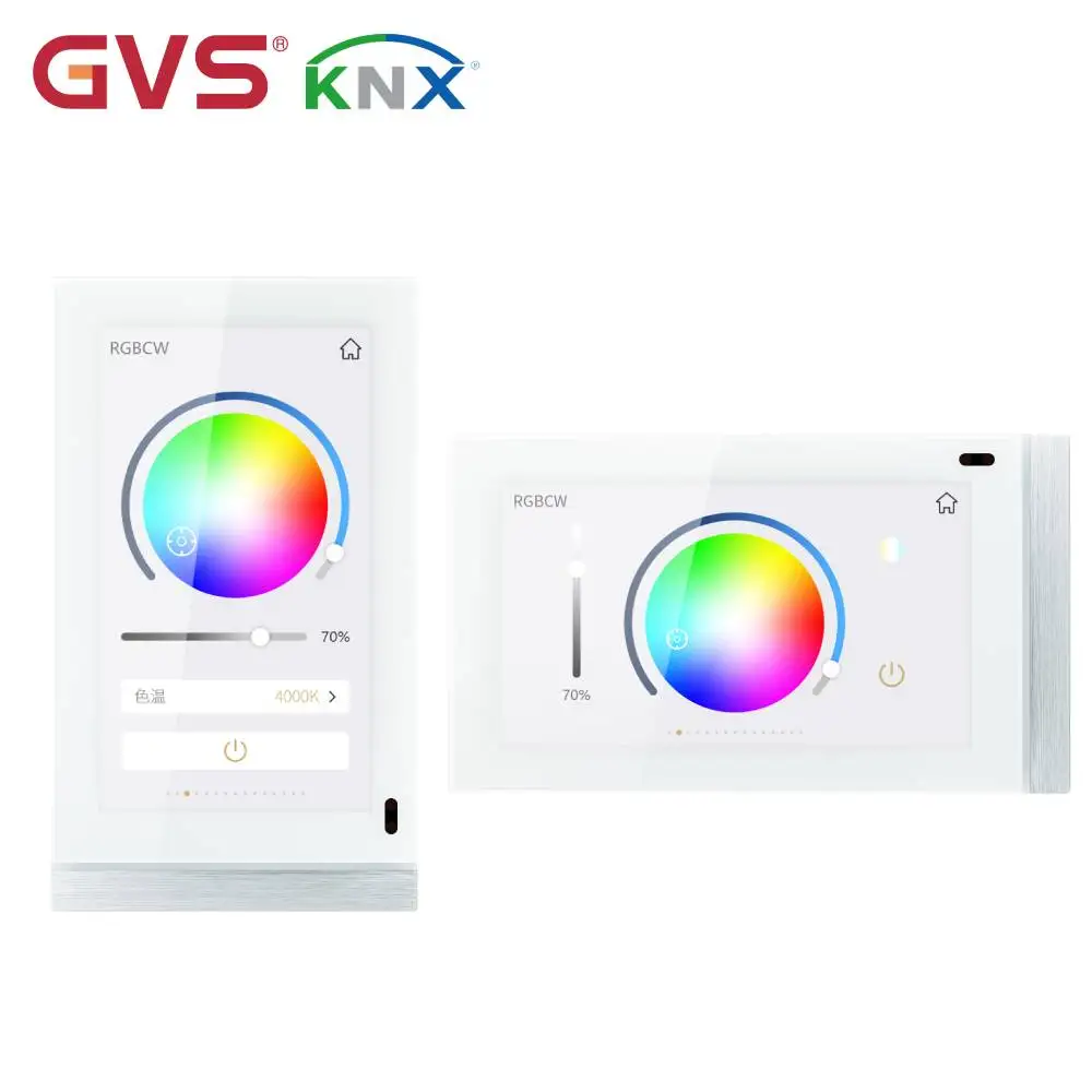 

TLF Top Quality 5Inch KNX IPS Touch Screen Control Panel Wall Smart Switch for Intelligent Homes and Buildings