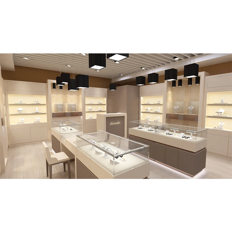 

custom.Boutique Jewelry Display Showcase for Jewellery Shop Counter Design with Watch Store Display Cabinet