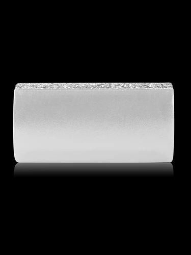 Imagen 2 del producto Bolso de mano de noche con lentejuelas brillantes y lujoso para mujer, combinado con un magnífico conjunto de collar, pendientes y pulsera de diamantes de imitación.