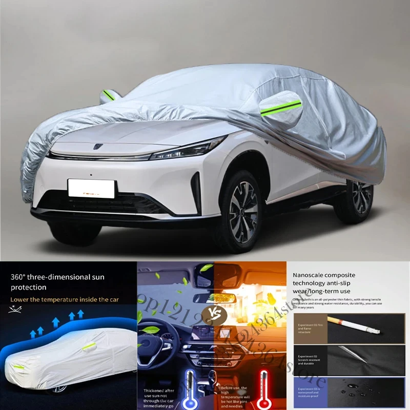 

For Roewe-D5X-Outdoor Auto Anti snow Anti dust Anti-uv Anti peeling paint And Anti Rainwater 210t Car cover protection