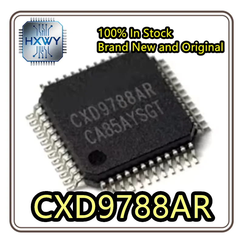 (1/3 pcs) CXD9788AR    QFP48 package  IC chip  100% brand new  Electronics  Low stock  Fast dispatch  Genuine product