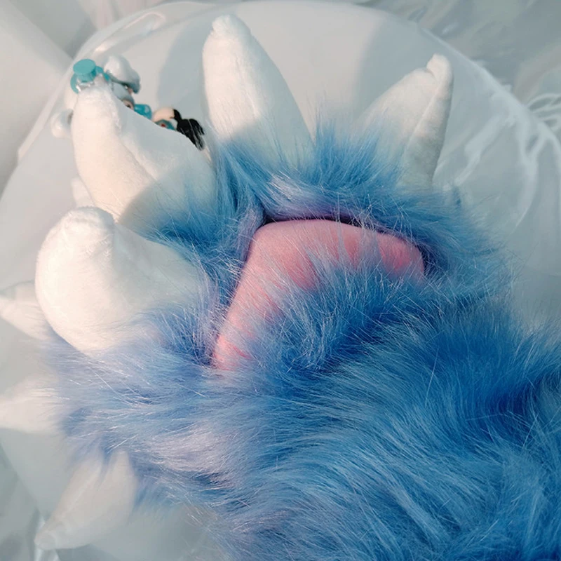 Fursuit Dragon Paws Kigurumi Furry Paw Gloves Mittens Claws for Cosplay Costume Animal Plush Nails Paw Cos Props Accessories
