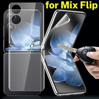 9 in 1 Clear Unbreakable Hydrogel Soft Films for Xiaomi Mi Mix Flip Mixflip 5G Front&Back&Inner Screen Protector Not Glass