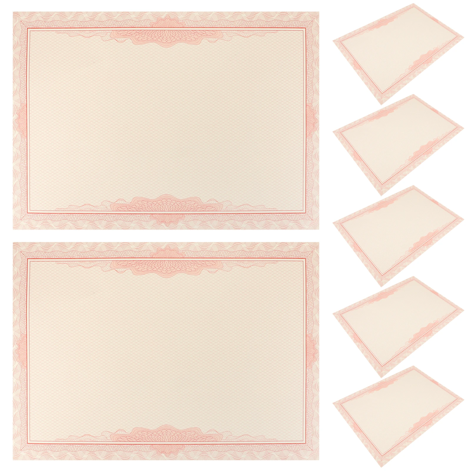 

50Pcs Diploma Paper A4 Letter Size Thick Certificate Paper Appointment Completion Certificates Diploma Cardstock