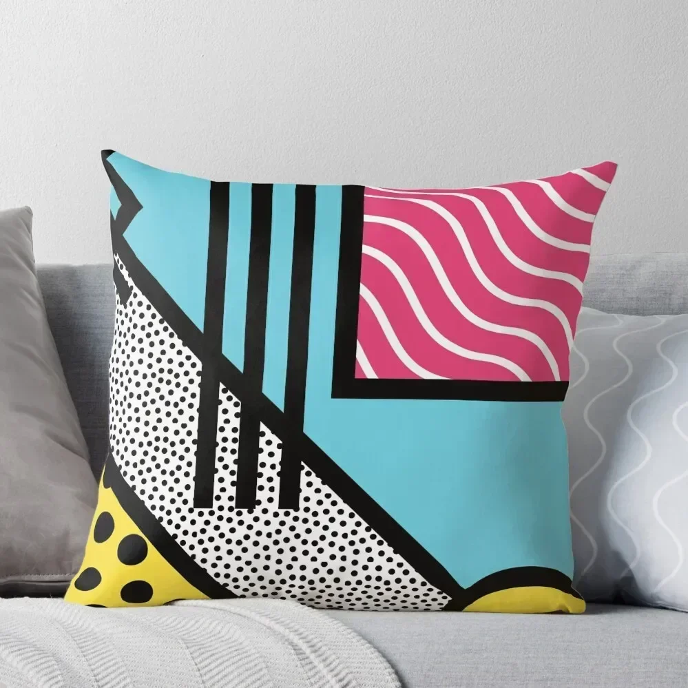 

Abstract 80s memphis pop art style graphics Throw Pillow Christmas s Covers Christmas Covers pillow