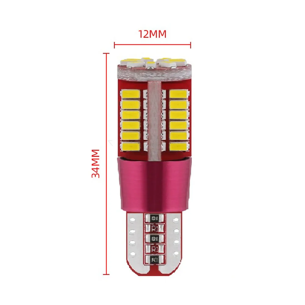 2 PCs T10 57-smd3014 w5w 194 168 CANbus led car bulbs with flaw parking light bulbs for car 12 V